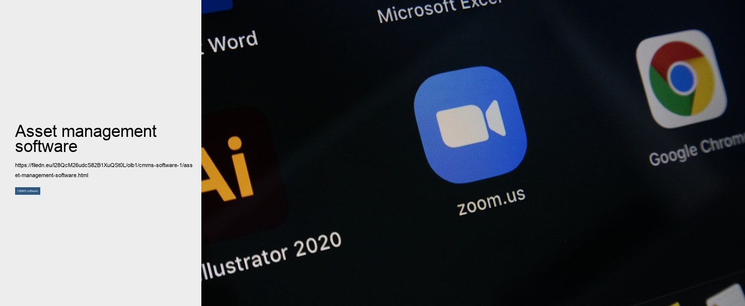 Asset management software  Asset management software