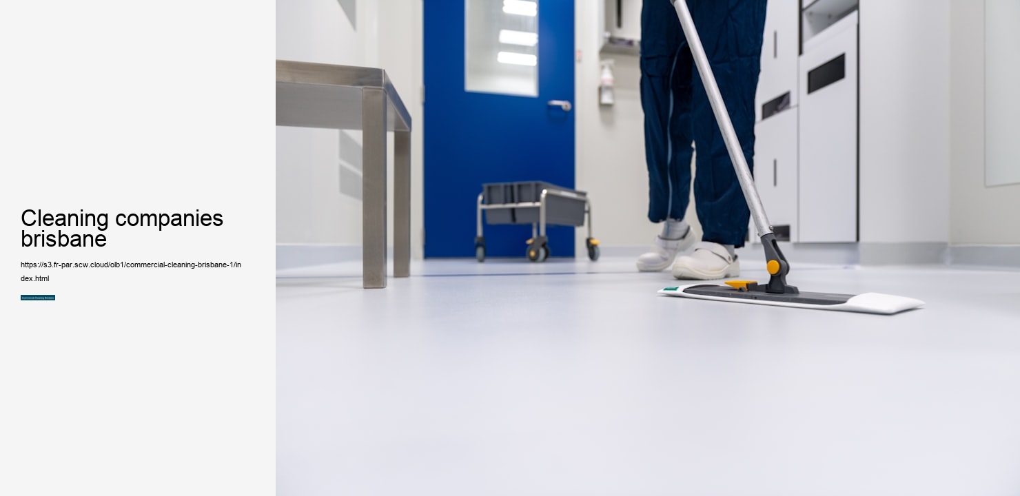 cleaning companies brisbane