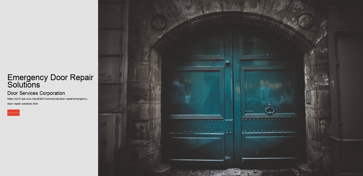 Emergency Door Repair Solutions