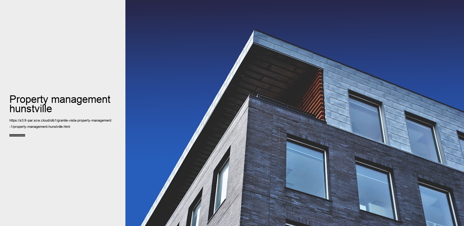 property management hunstville