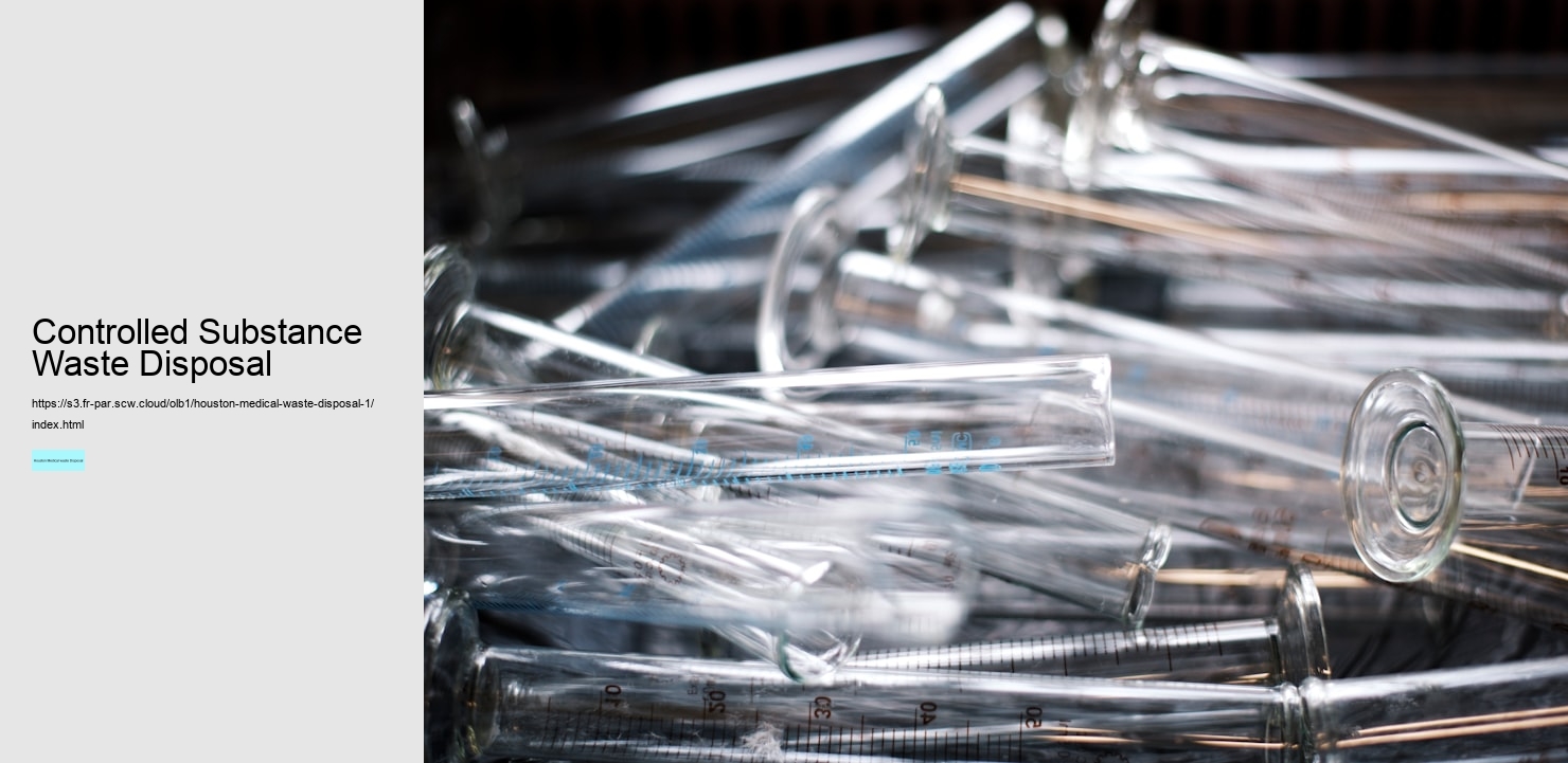 Controlled Substance Waste Disposal