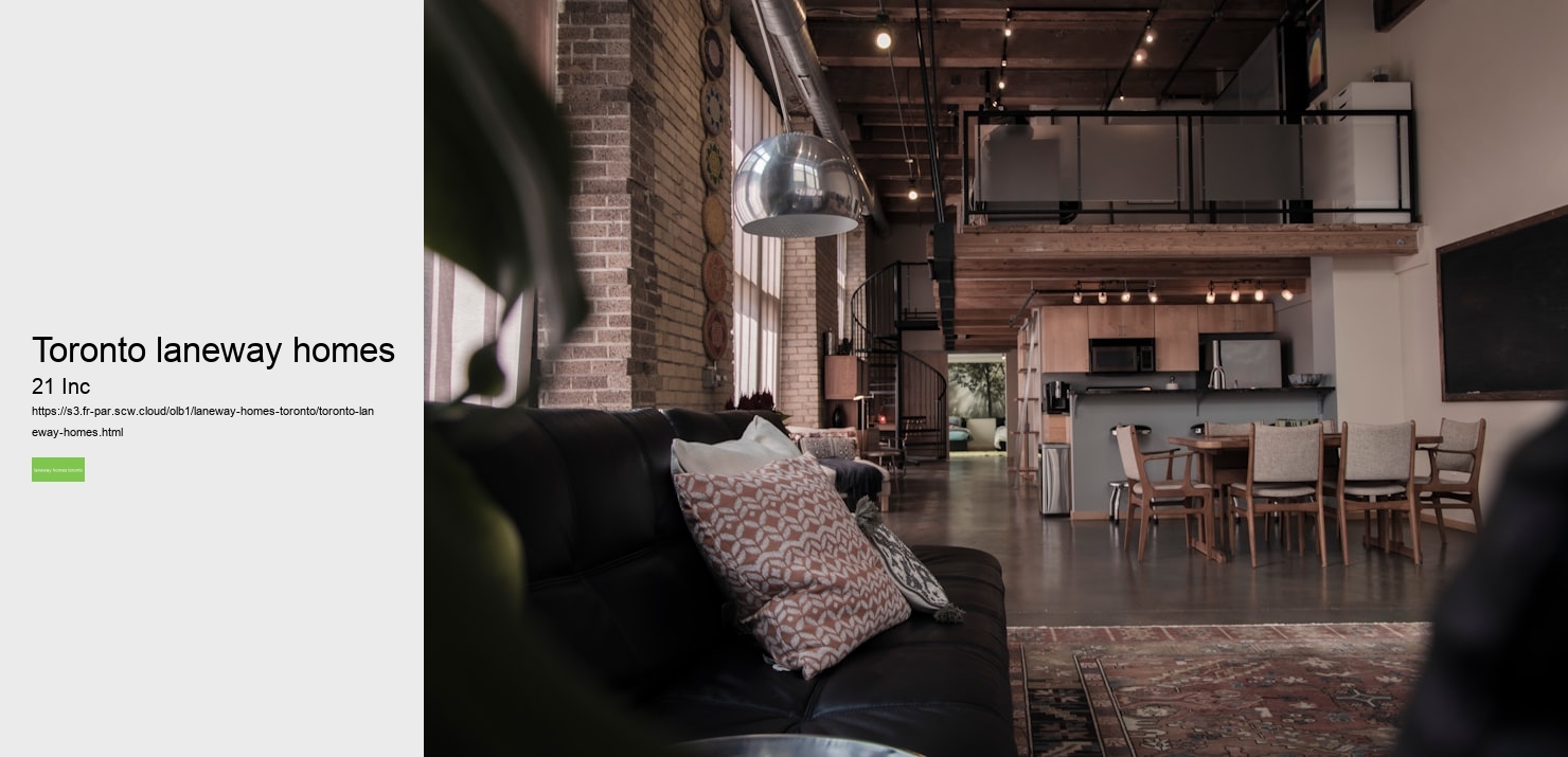 toronto laneway homes