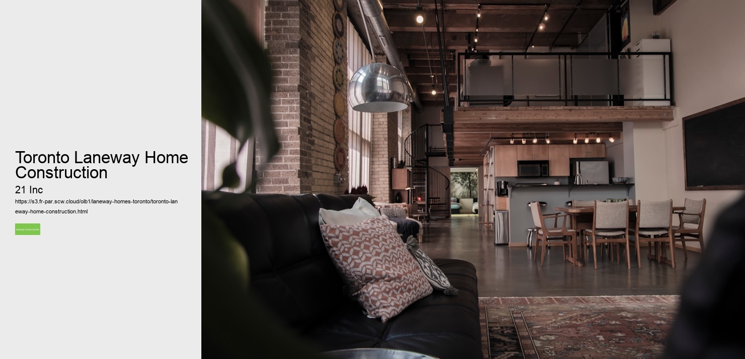 Toronto Laneway Home Construction
