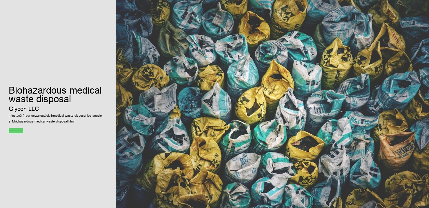 Biohazardous medical waste disposal