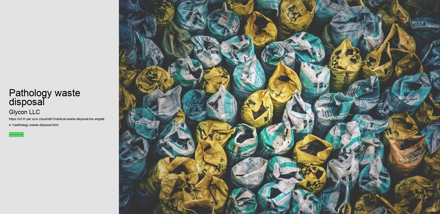 Pathology waste disposal
