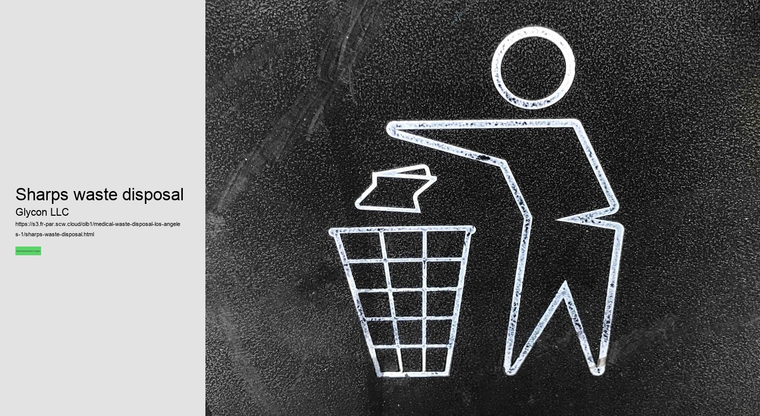 Sharps waste disposal