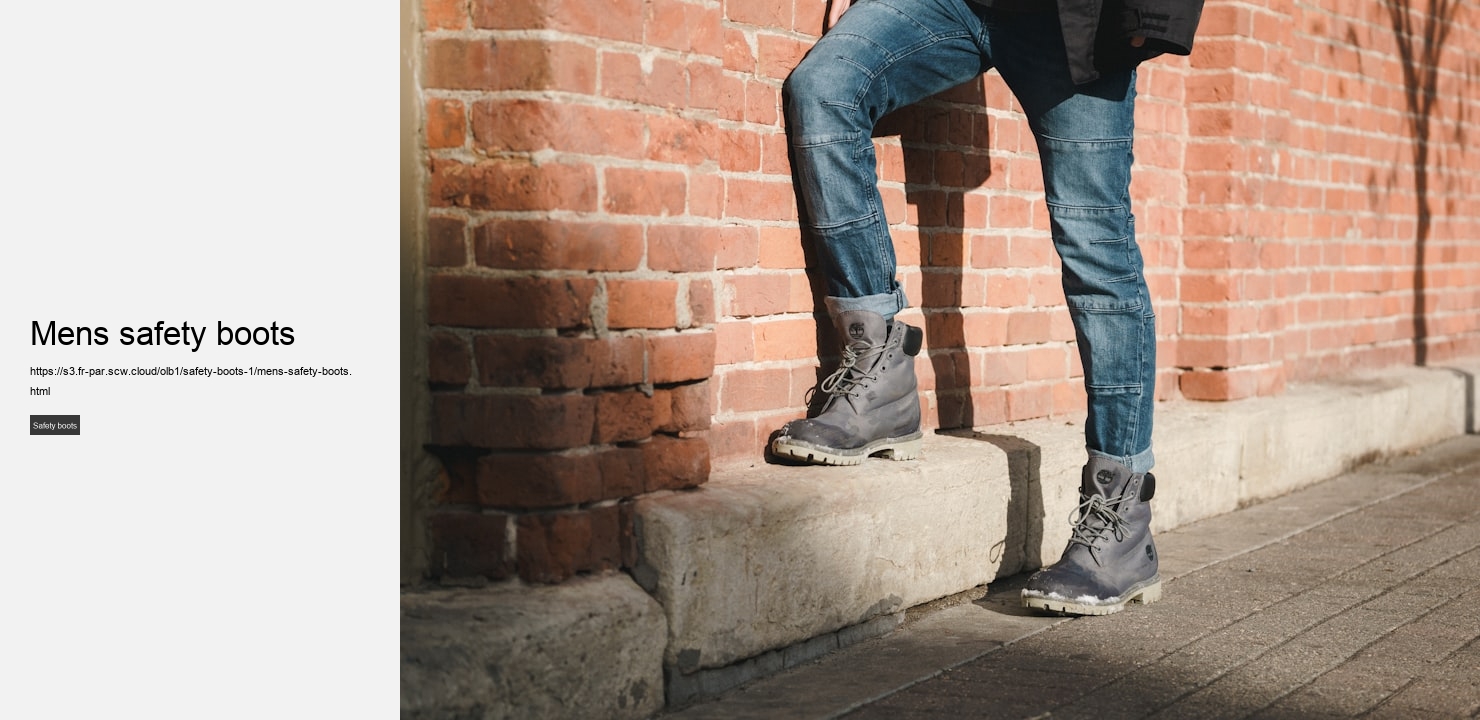 mens safety boots