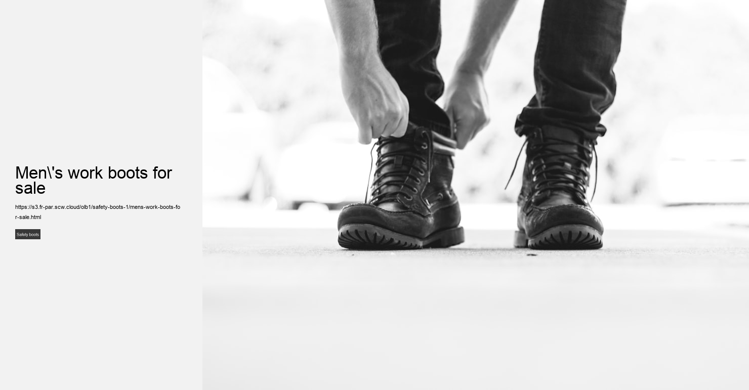 men's work boots for sale