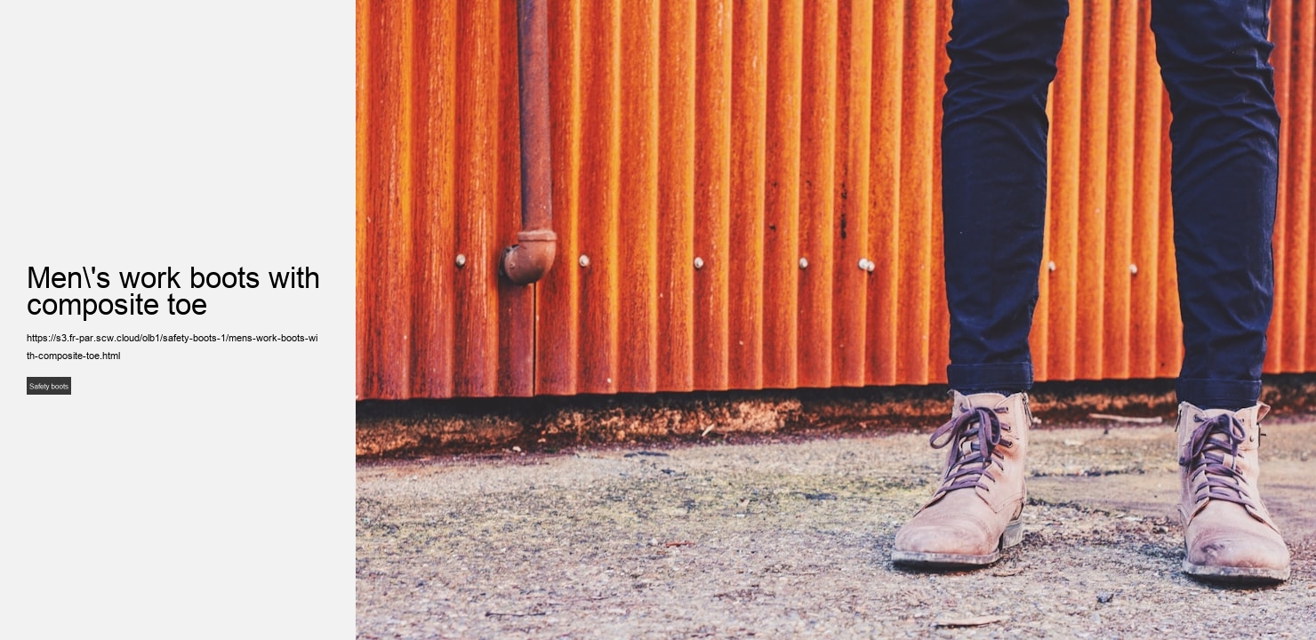 men's work boots with composite toe