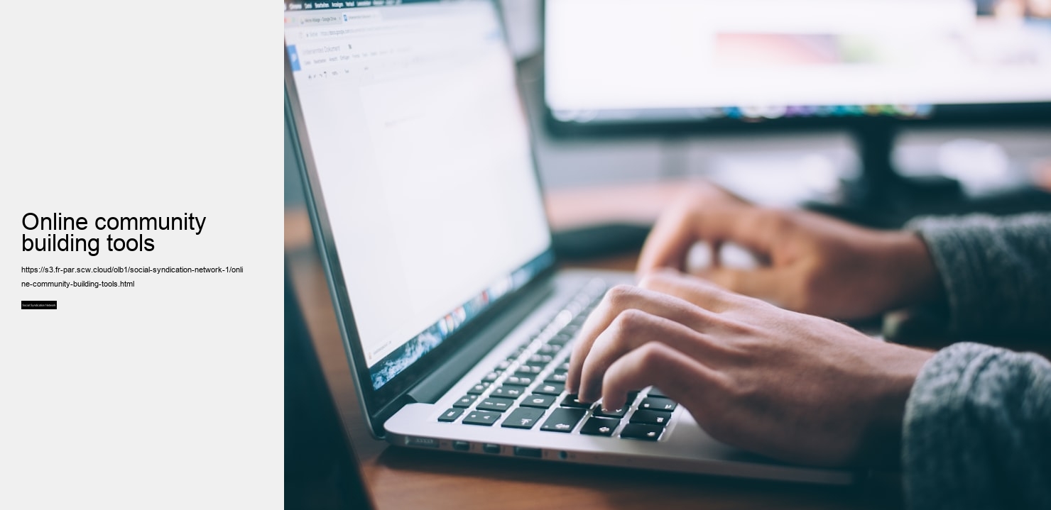 online community building tools