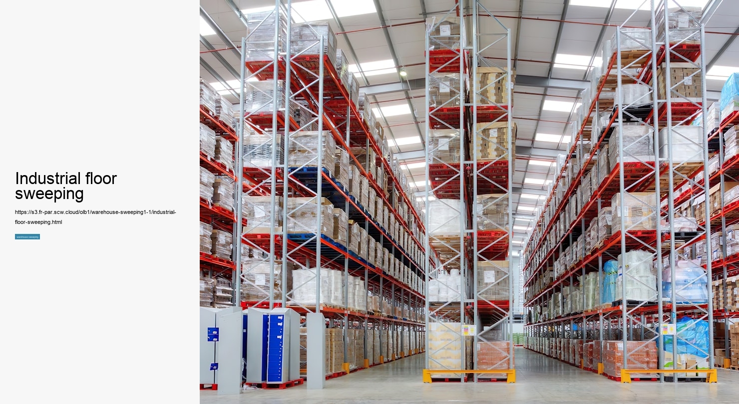 industrial floor sweeping