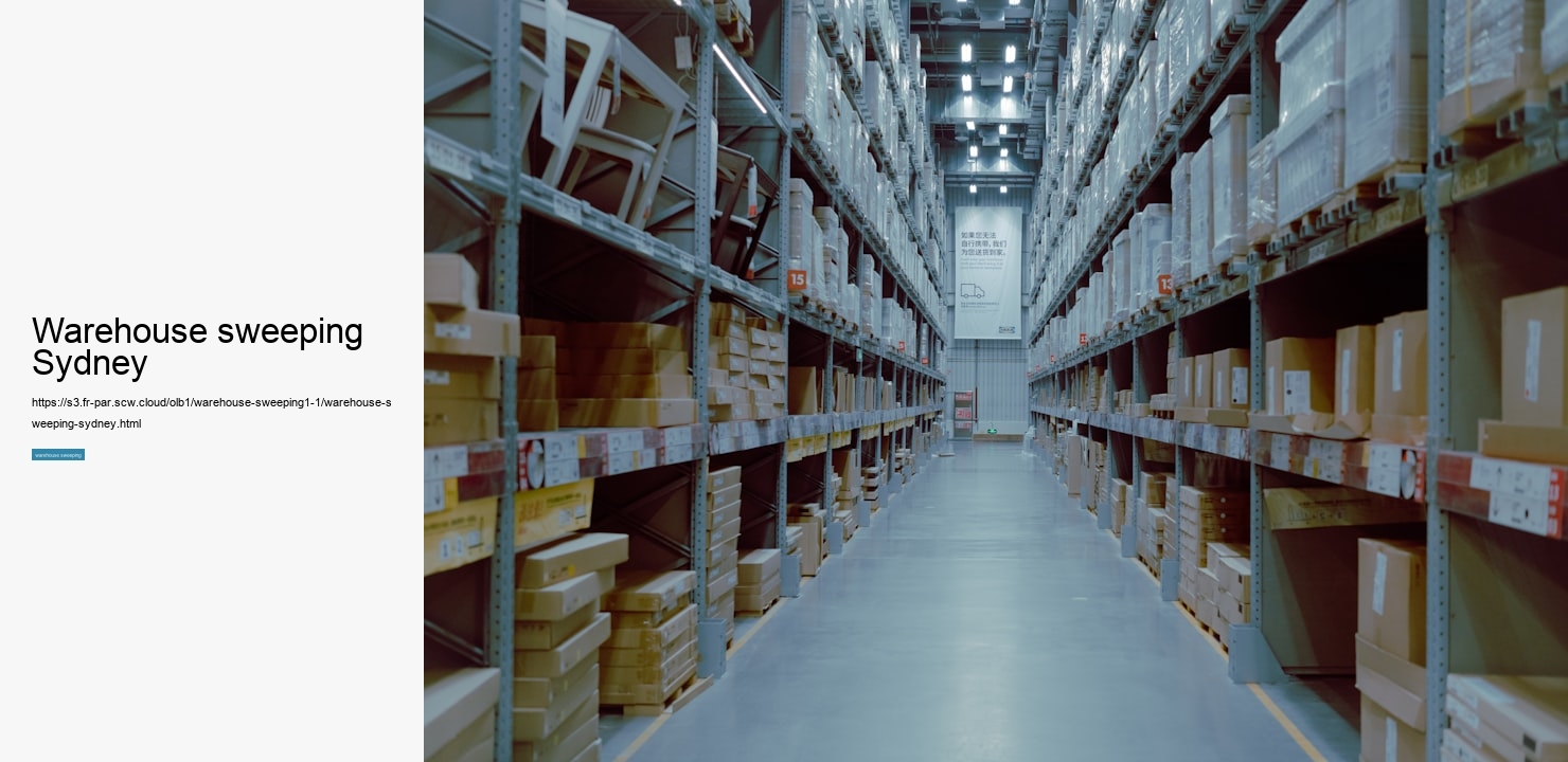 warehouse sweeping Sydney