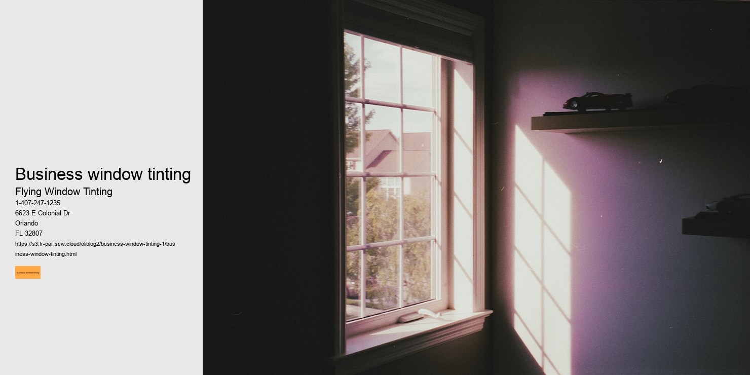 business window tinting