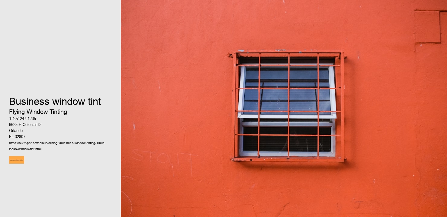 business window tint