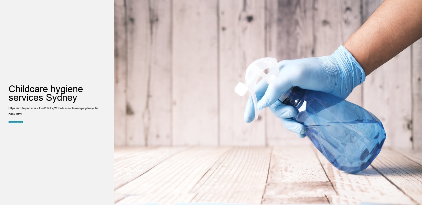 childcare hygiene services Sydney