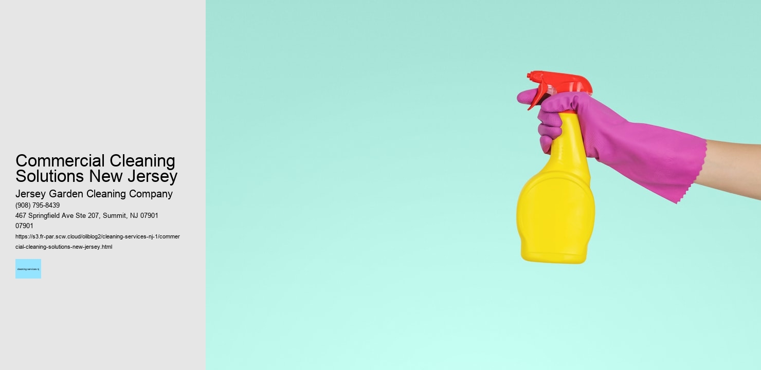 Commercial Cleaning Solutions New Jersey