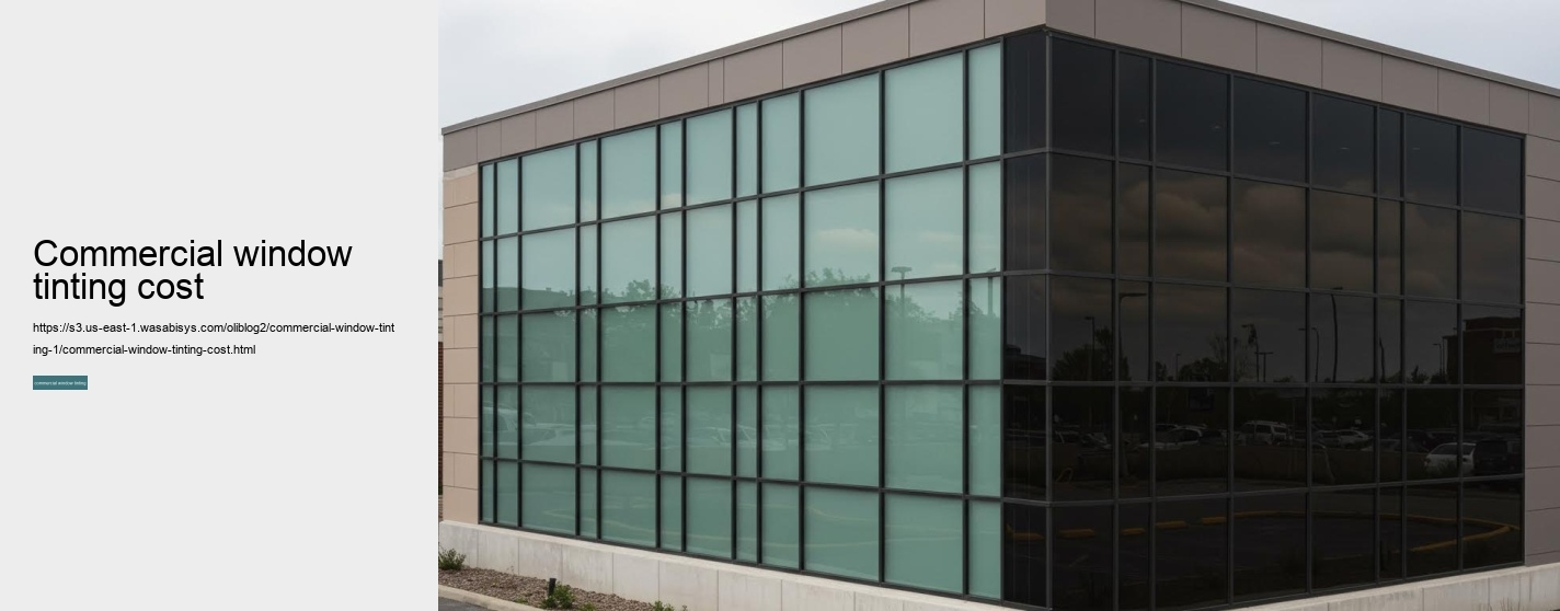 commercial window tinting cost