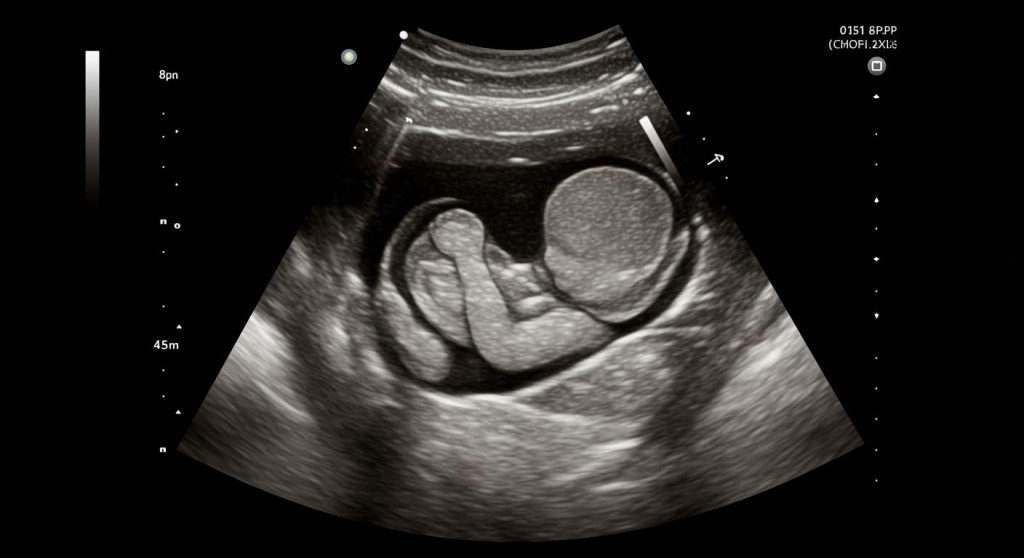 realistic fake sonogram