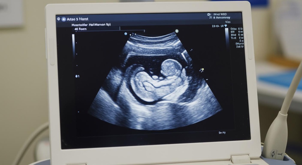 fake ultrasound printout