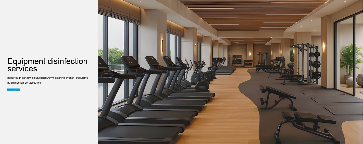 equipment disinfection services