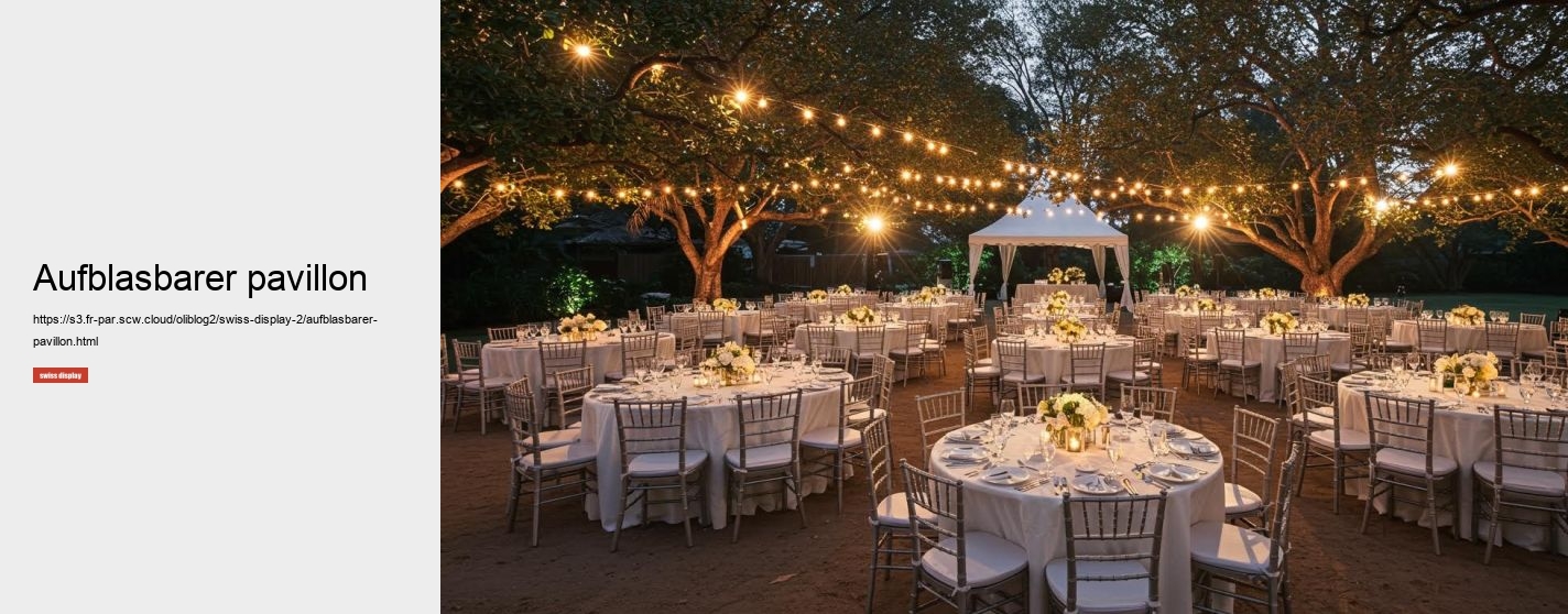 aufblasbarer pavillon