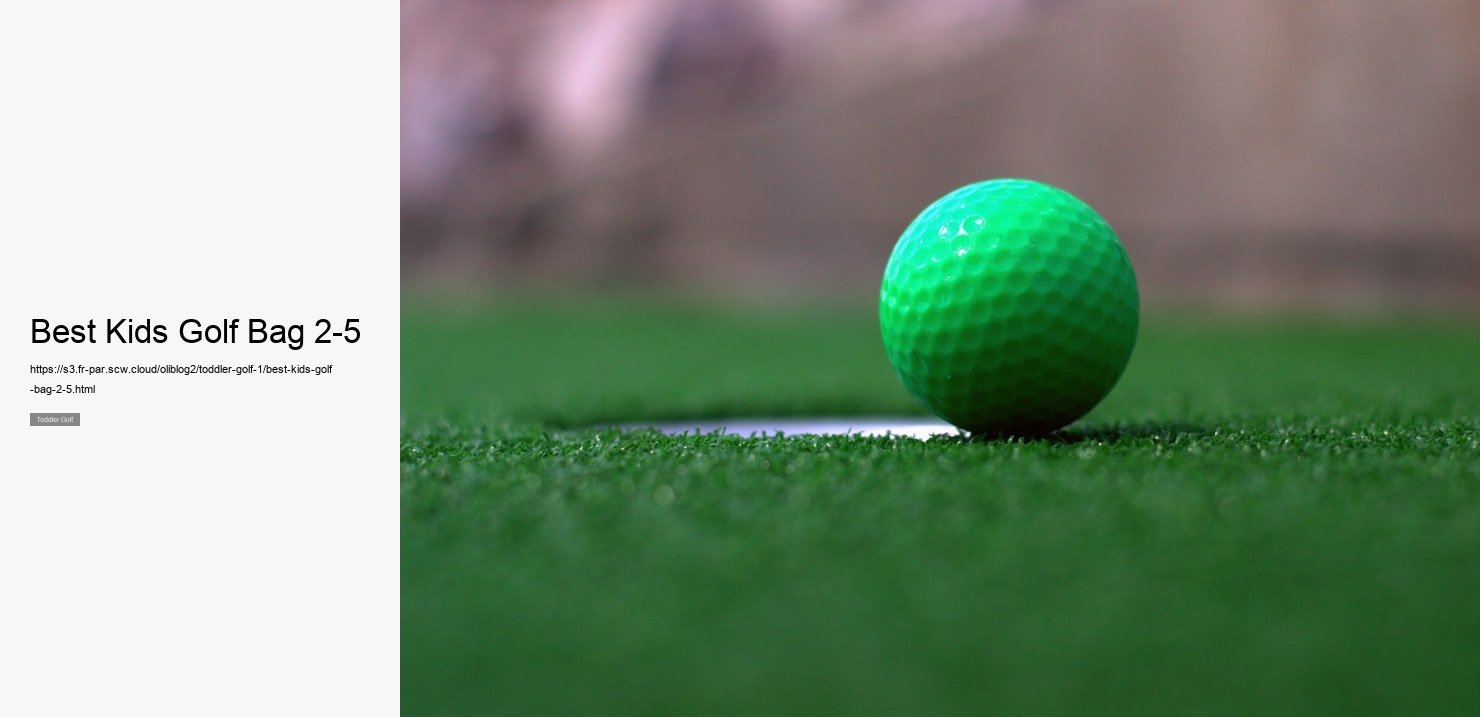 Best Kids Golf Bag 2-5