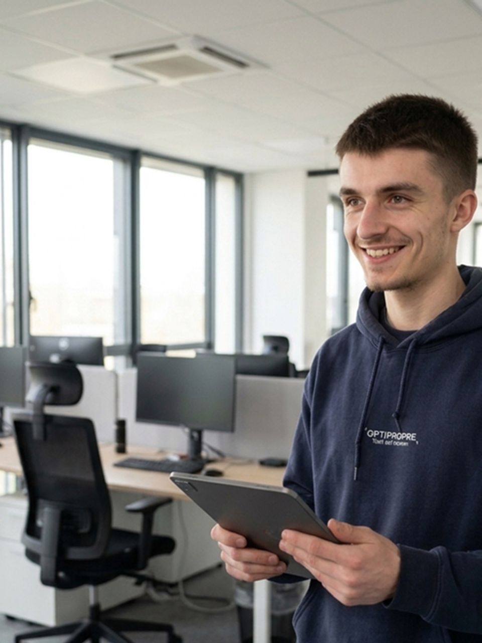 Lucas - Optipropre - Audit des besoin en nettoyage de locaux professionnels