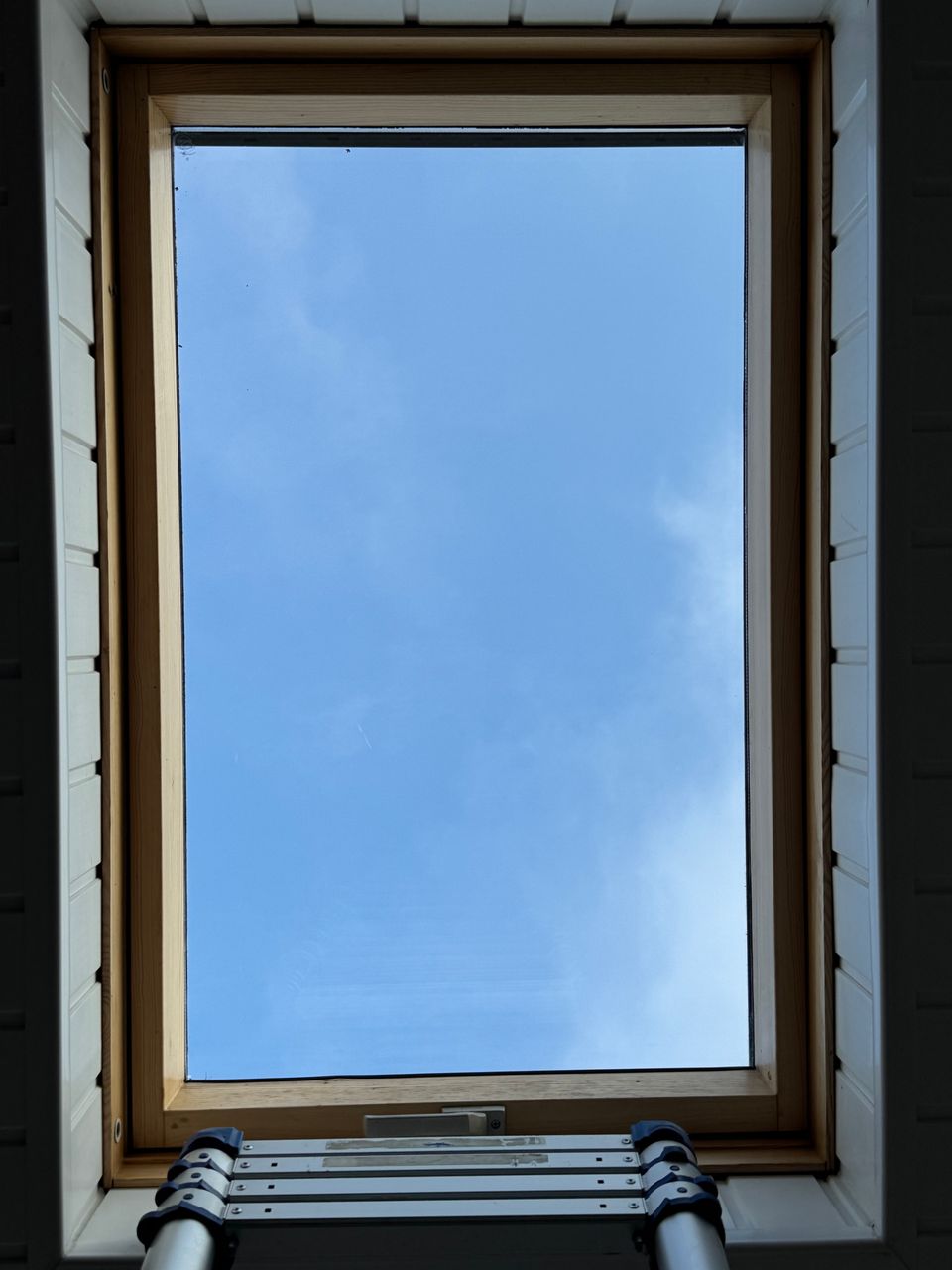 nettoyage de velux en hauteur (après)