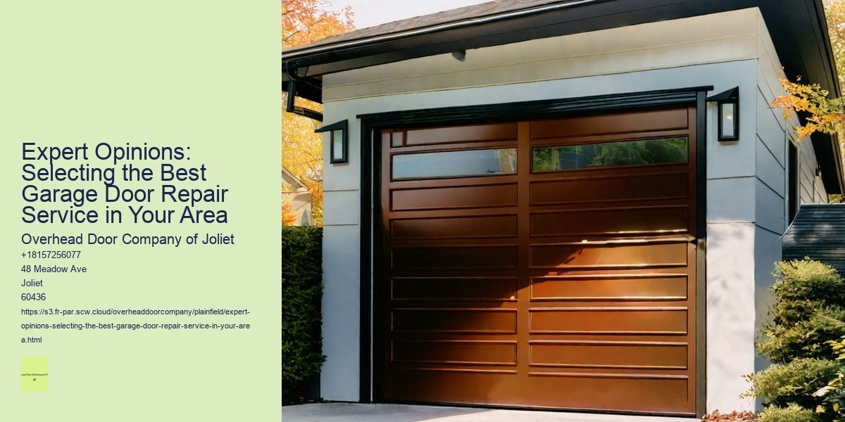 Expert Opinions: Selecting the Best Garage Door Repair Service in Your Area