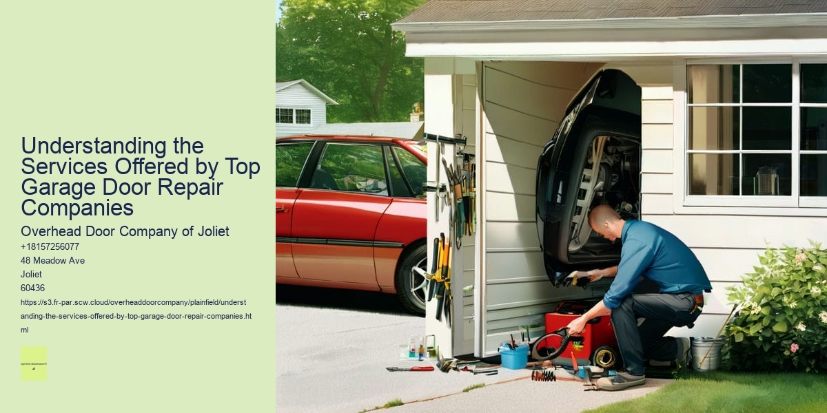 Understanding the Services Offered by Top Garage Door Repair Companies