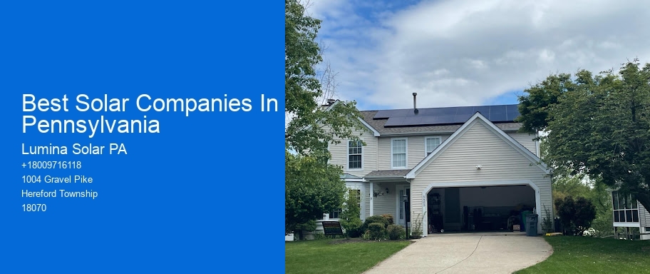 Best Solar Companies In Pennsylvania