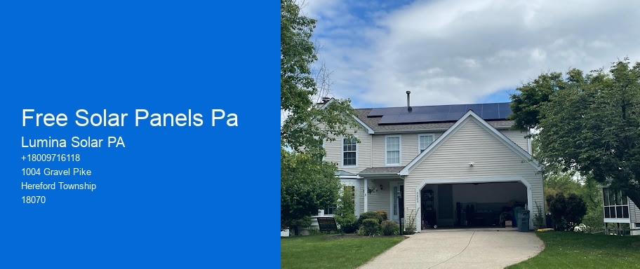 Free Solar Panels Pa