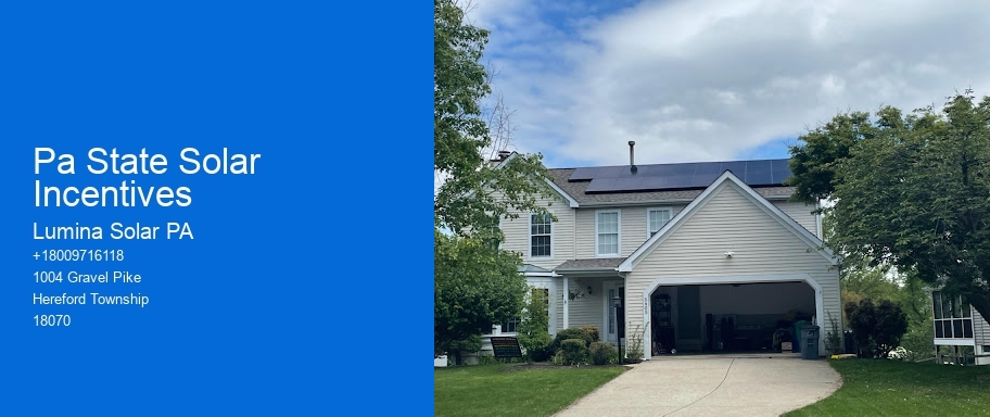 Pa State Solar Incentives