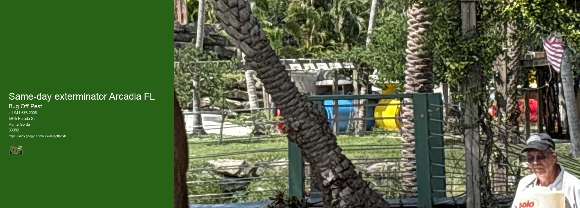 Same-day exterminator Arcadia FL