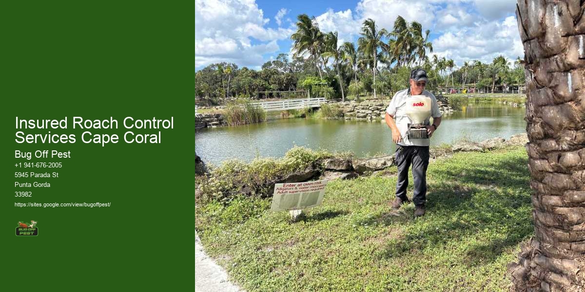 Insured Roach Control Services Cape Coral