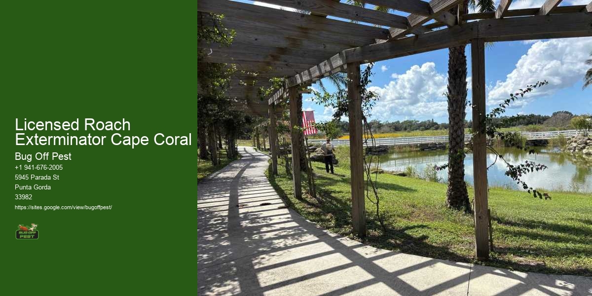 Licensed Roach Exterminator Cape Coral