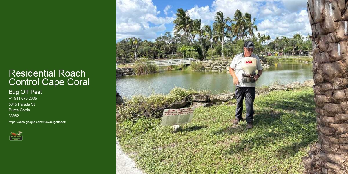 Residential Roach Control Cape Coral
