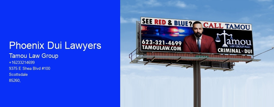 Phoenix Dui Lawyers