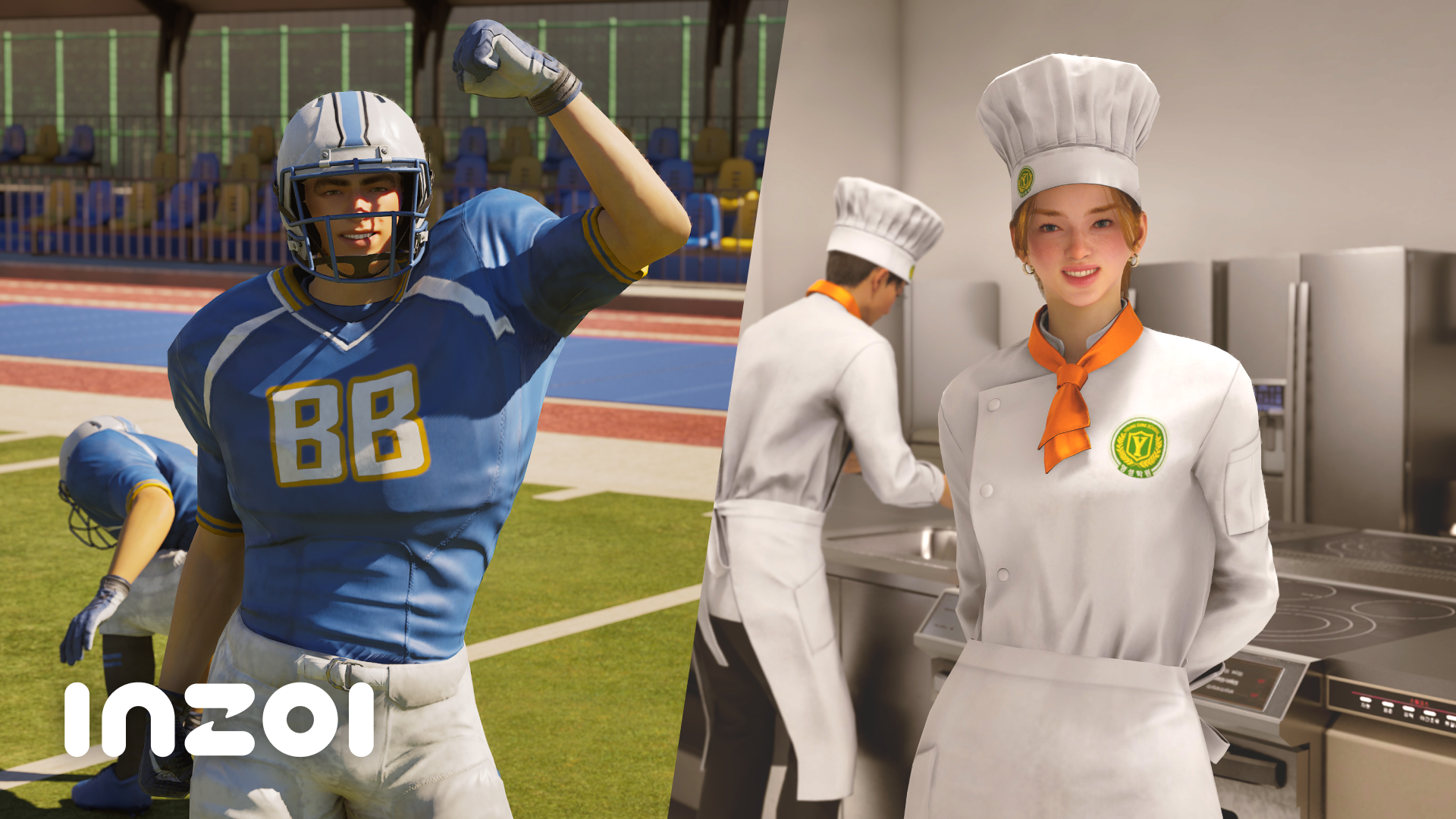 inZOI school clubs: sports club and cooking club