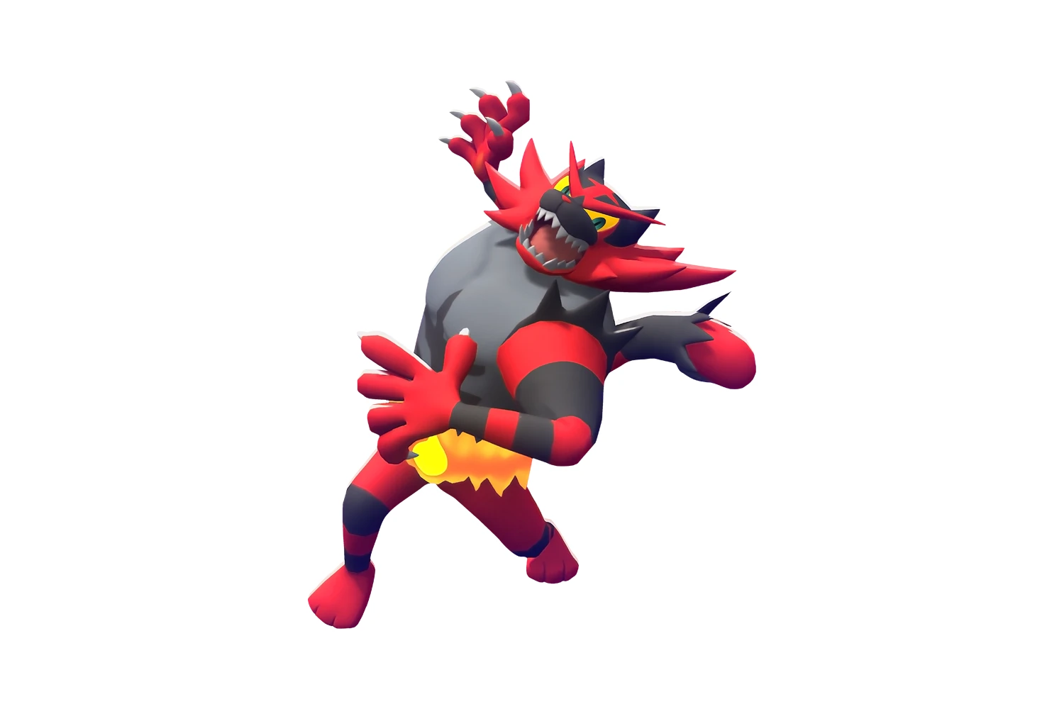 Visuel officiel du Félinferno des Mondiaux 2026, le Pokémon distribué en drop Twitch pendant les Championnats du Monde Pokémon 2026.