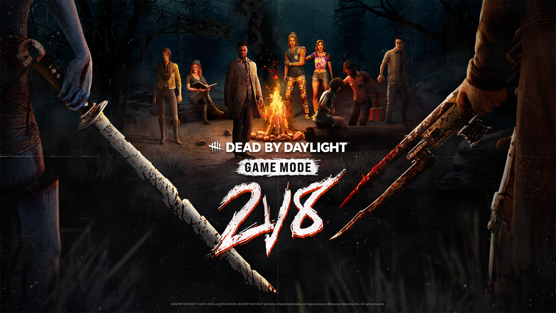 Oficjalna ilustracja trybu 2v8 w Dead by Daylight