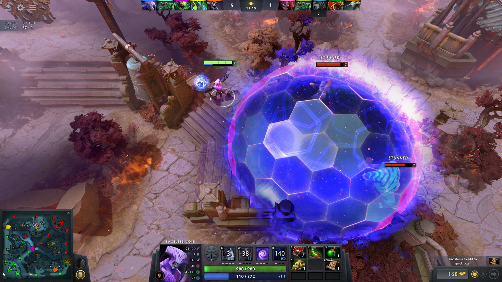 Teamkampf in Dota 2