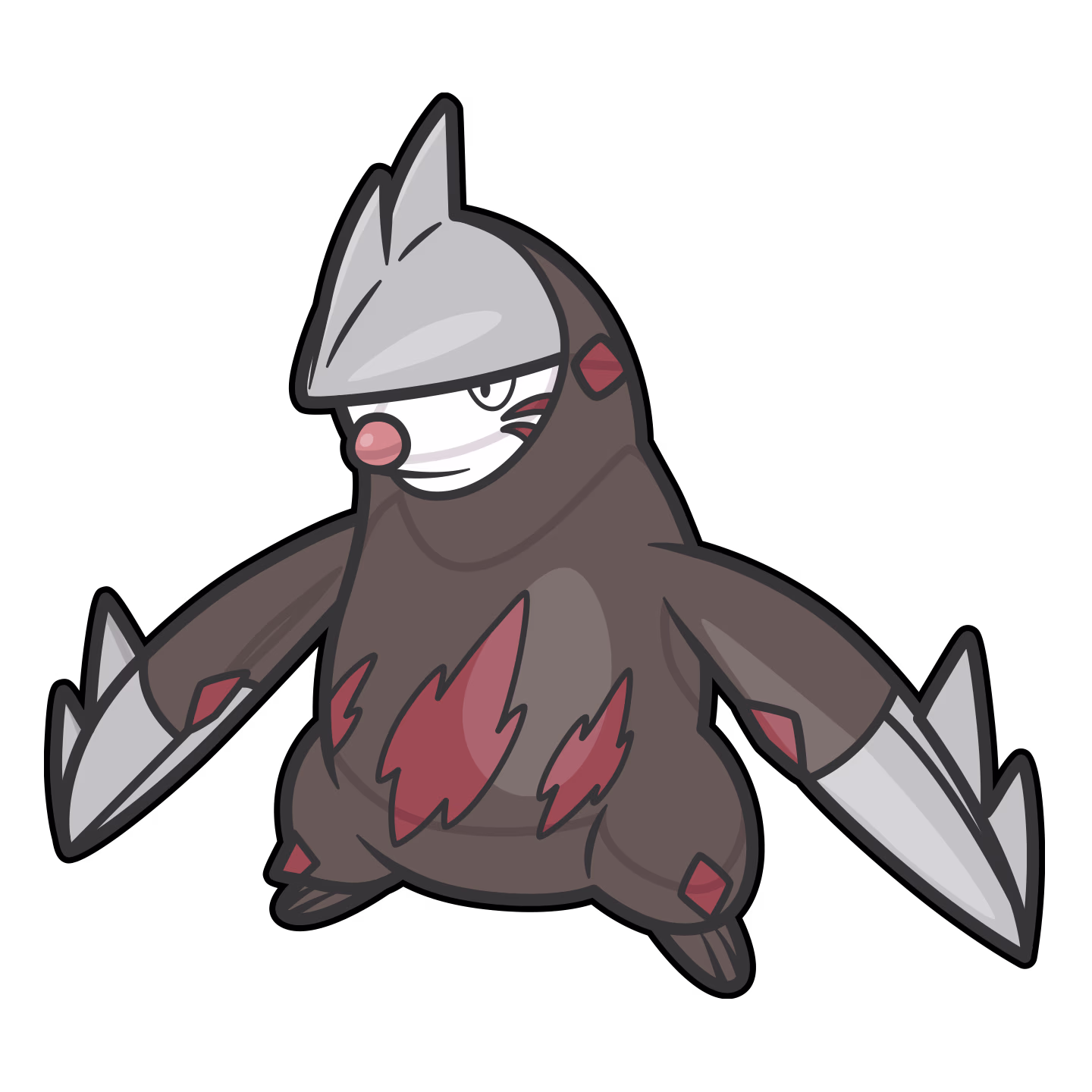 Illustration officielle de Minotaupe dans Pokémon Champions