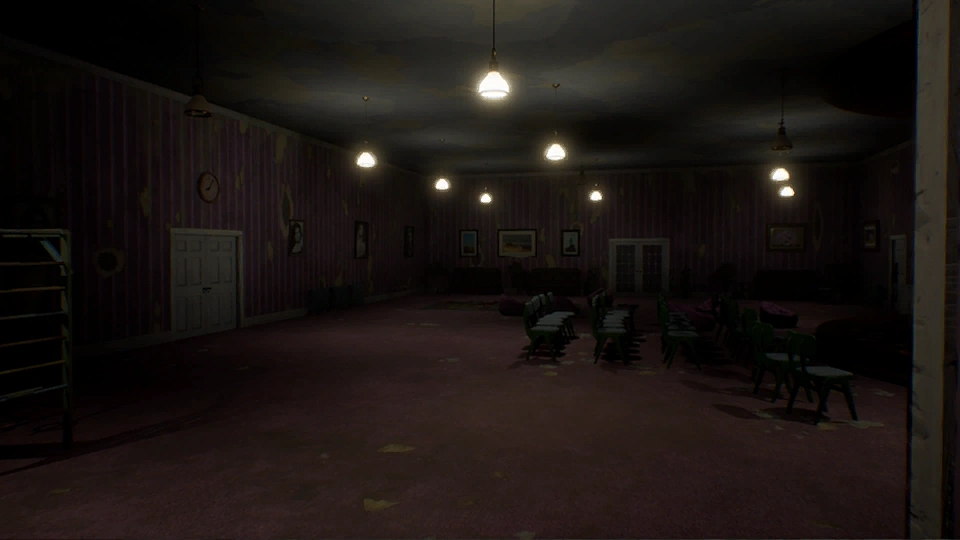 La maison rose abandonnée du Level 974 dans Escape The Backrooms