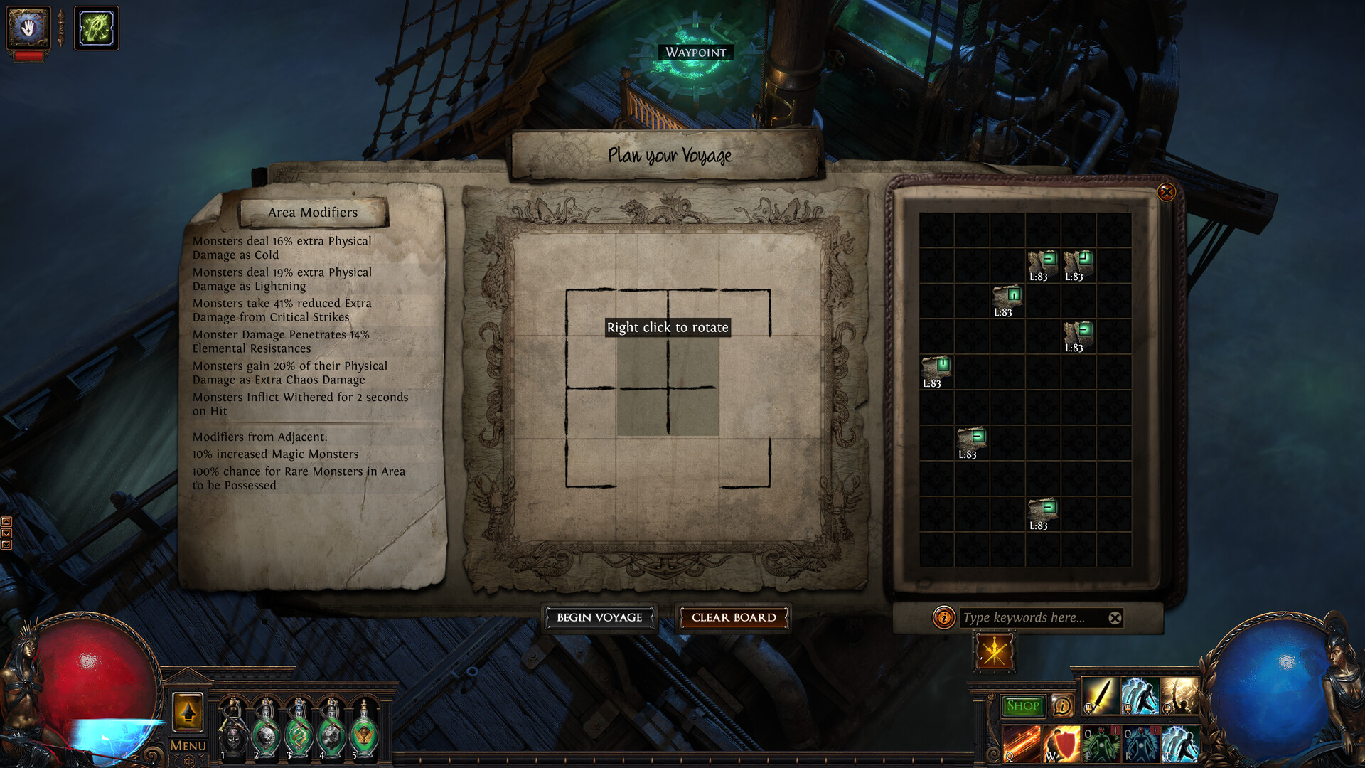 Ein Kampf in Path of Exile