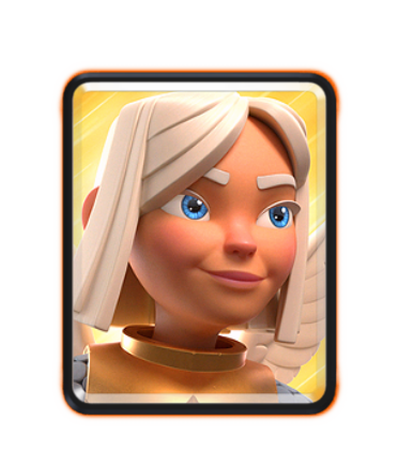 Vignette officielle de la carte guérisseuse armée de Clash Royale