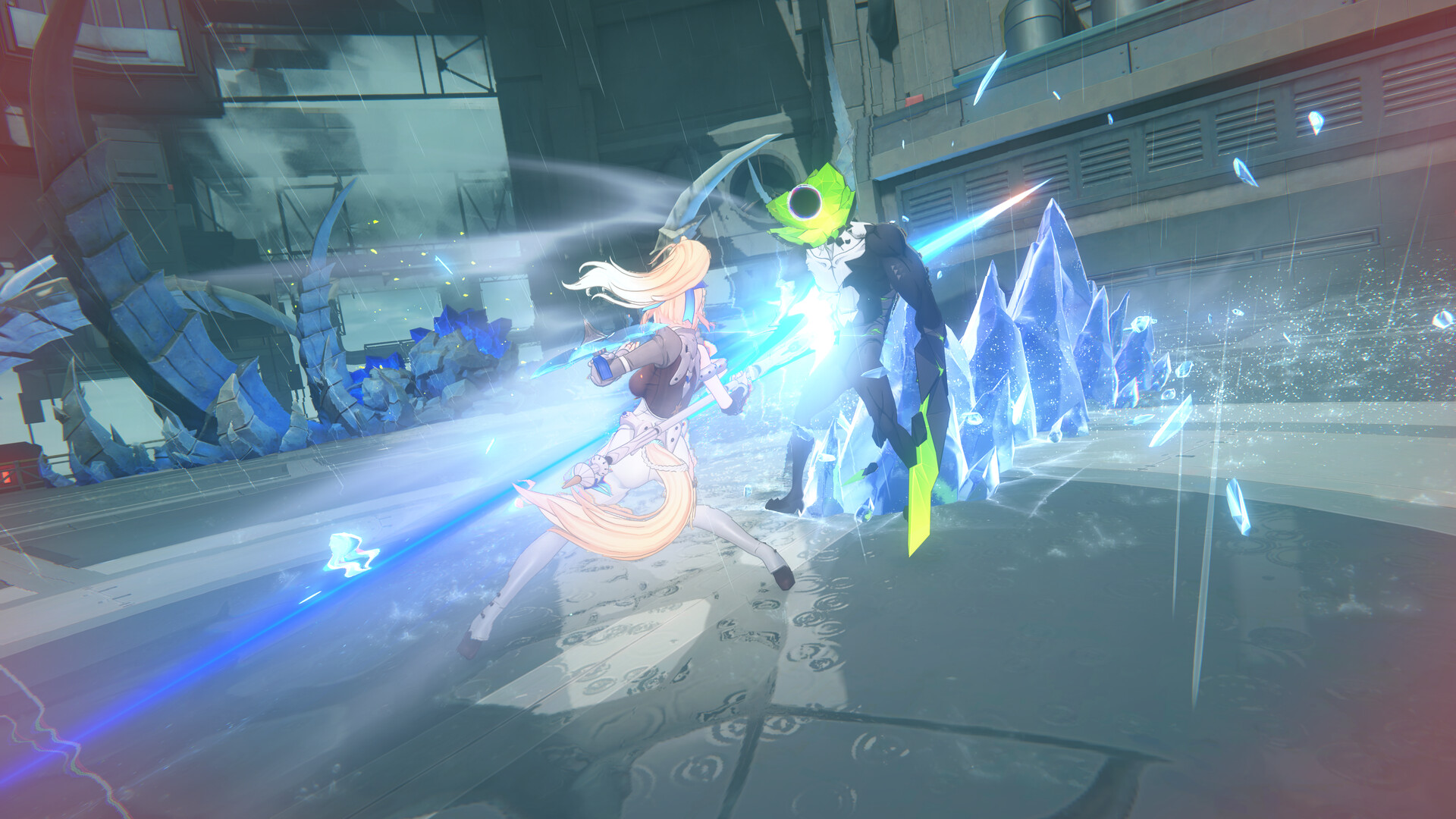 Battle against an Ethereal in a Hollow in Zenless Zone Zero