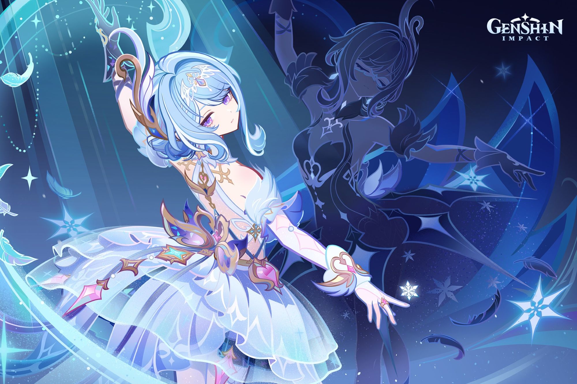 Illustration officielle de Snezhnaya dans Genshin Impact 7.0