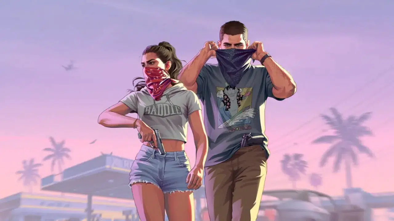 Visuel de Grand Theft Auto VI diffusé par Rockstar pour annoncer son aperçu étendu sur Netflix