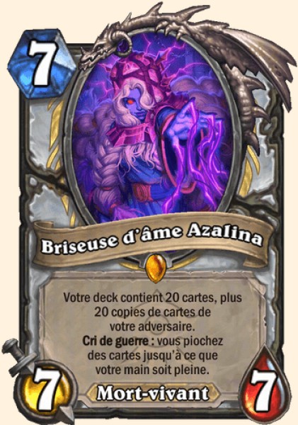 Briseuse d'âme Azalina — carte Hearthstone FR